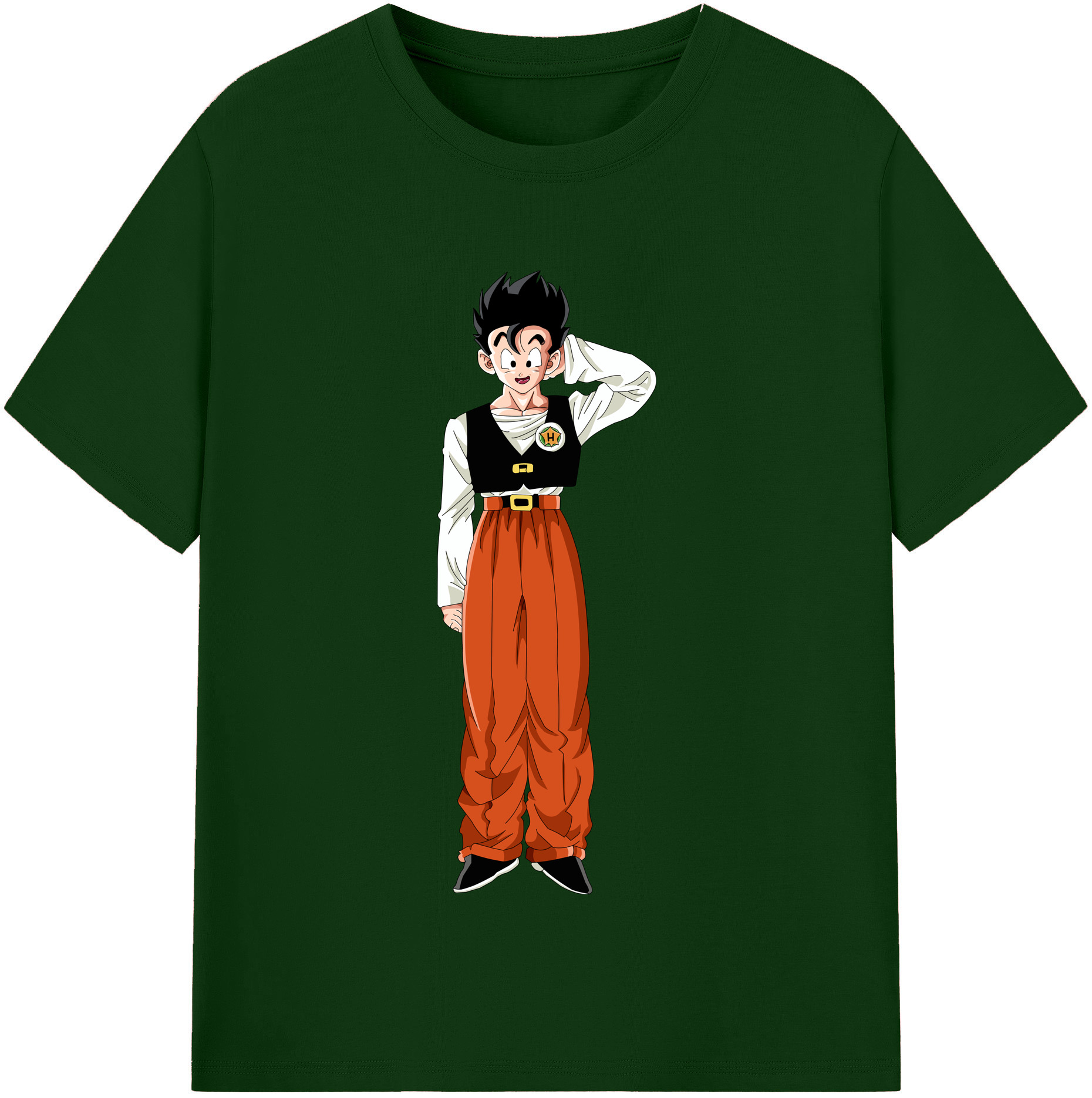（画像用） ドラゴンボール 孫 悟飯（そんごはん）DRAGON BALL Son Gohan 綿100％半袖Tシャツ（フロントプリント）